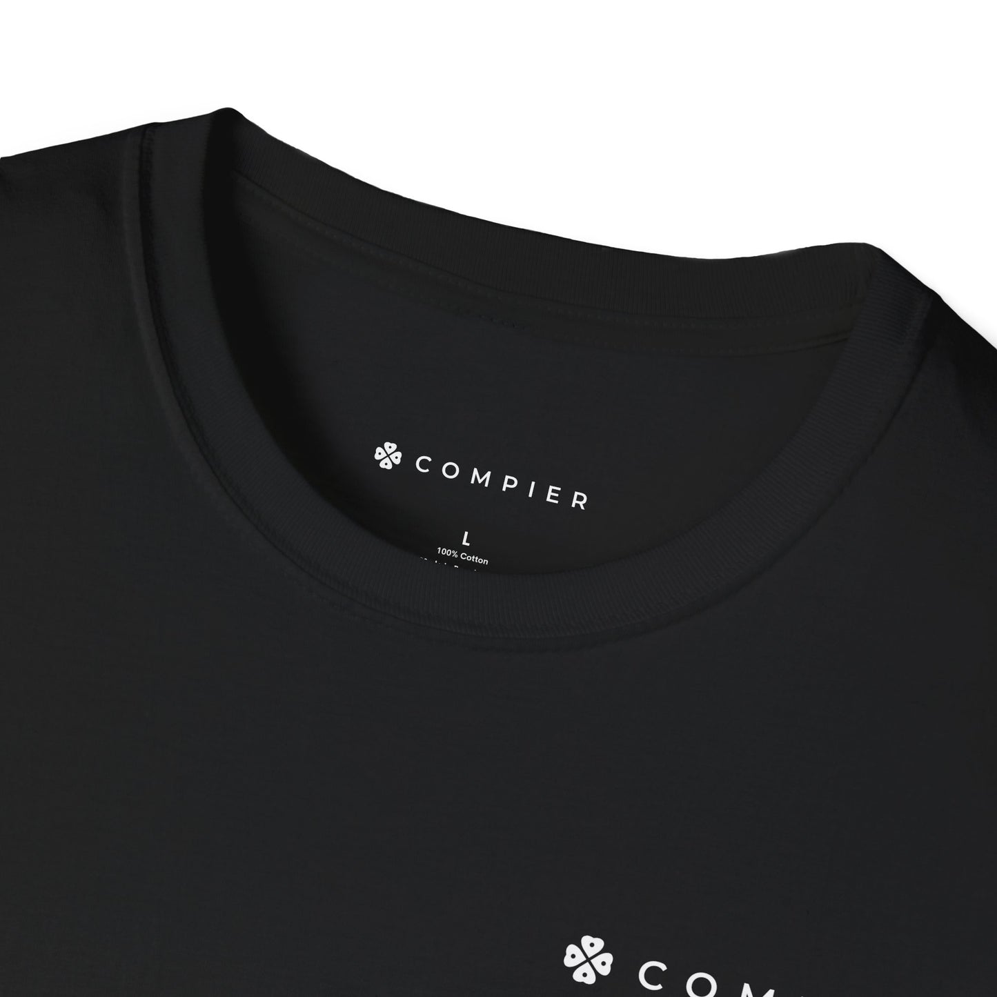 T-Shirt Compier Logo + Tag White